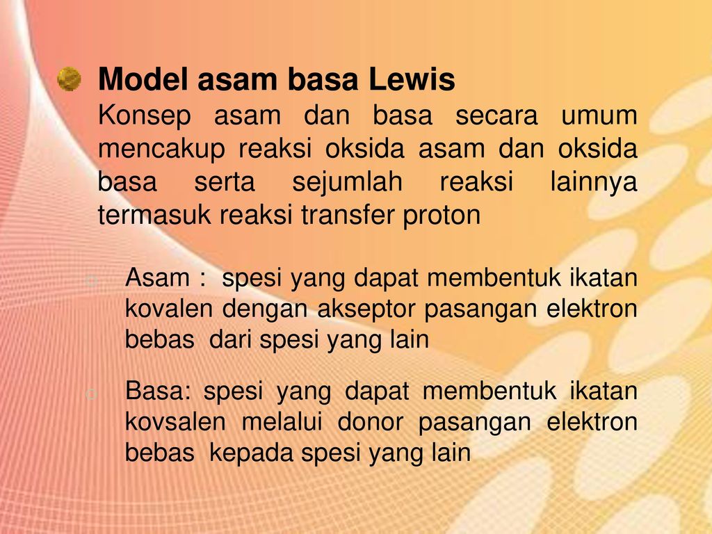 Model asam basa Lewis