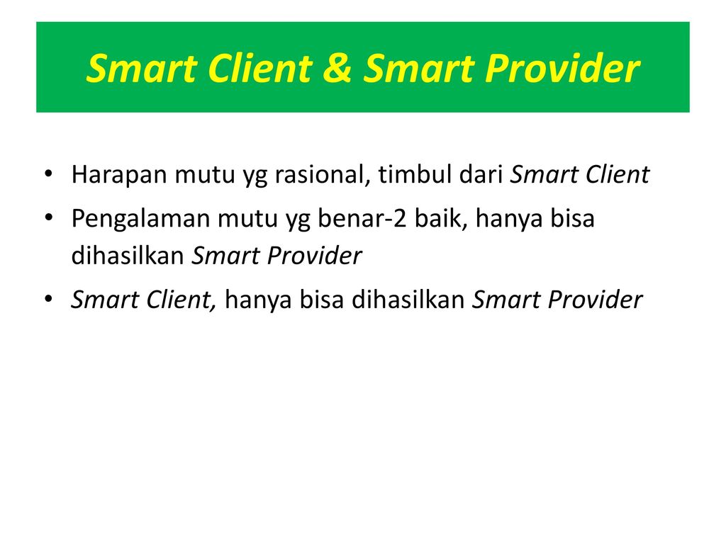 Smart client