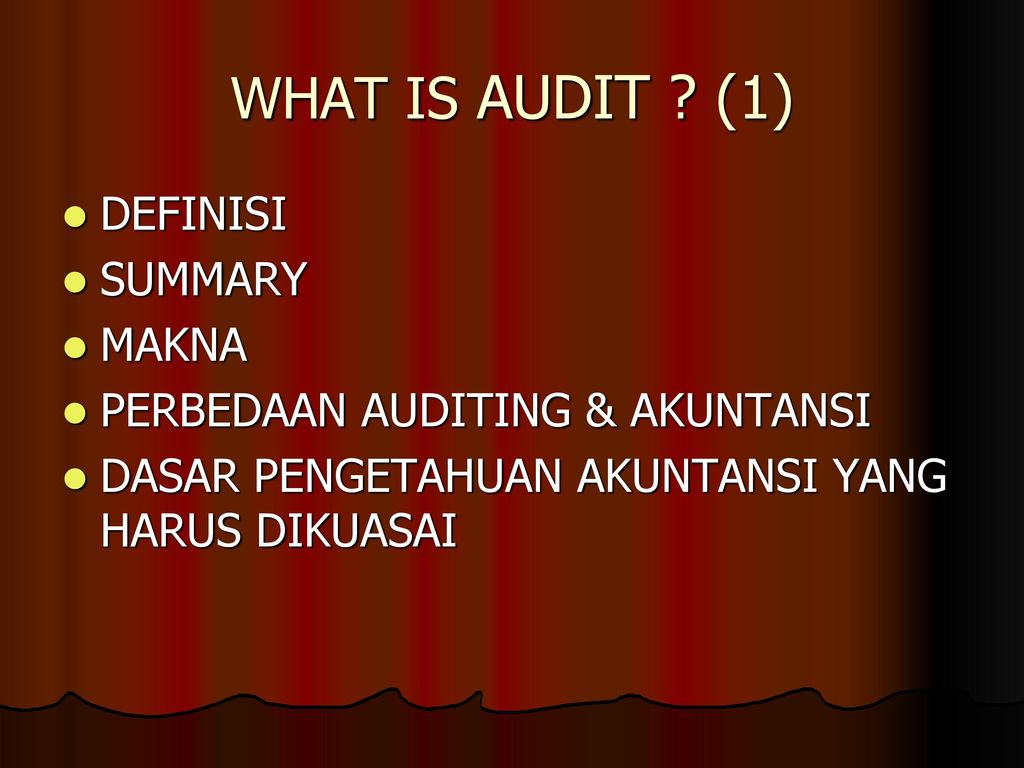 Auditing Pemeriksaan Akuntan Ppt Download