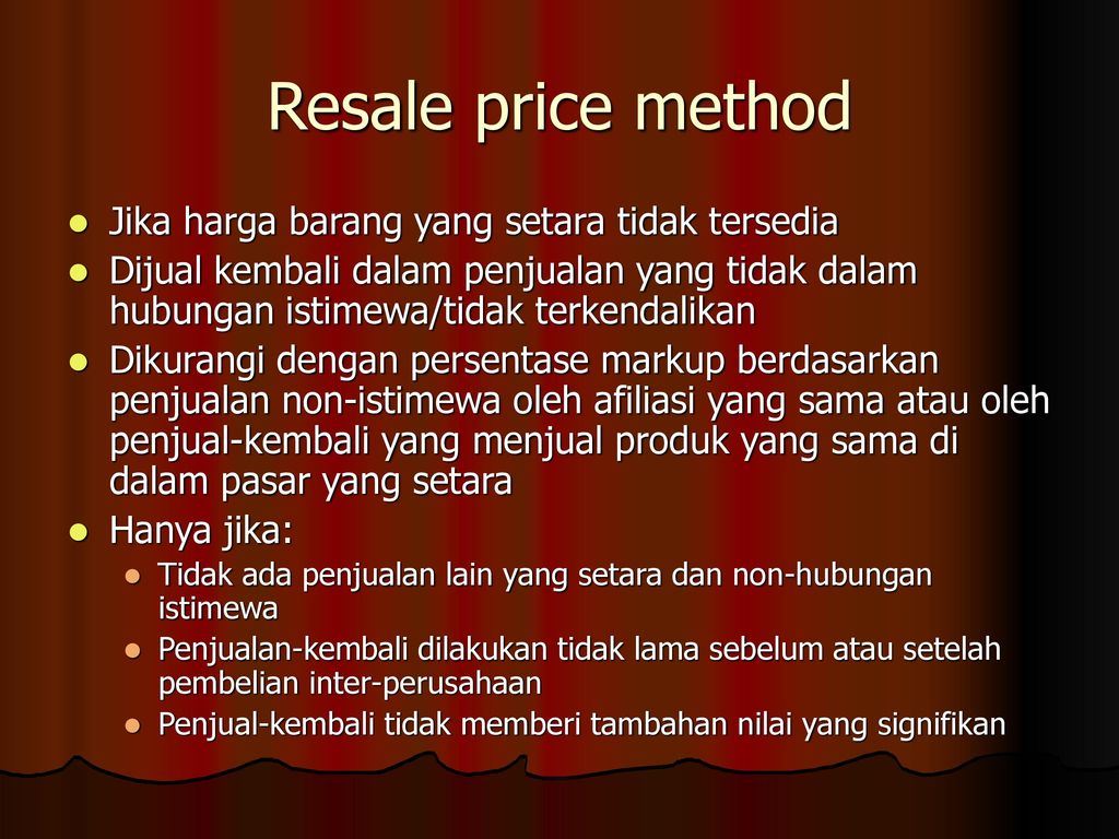Price methods