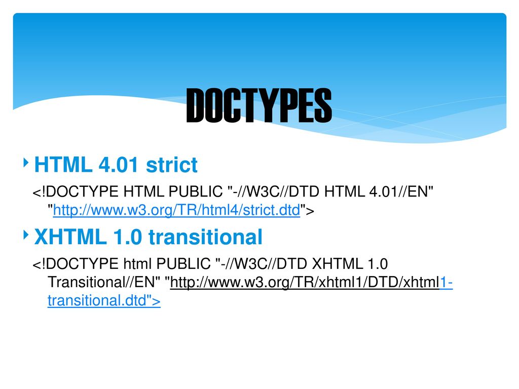 Doctype. Доктайп html. Html 4.01. Html4.1. W3c тестер XHTML.