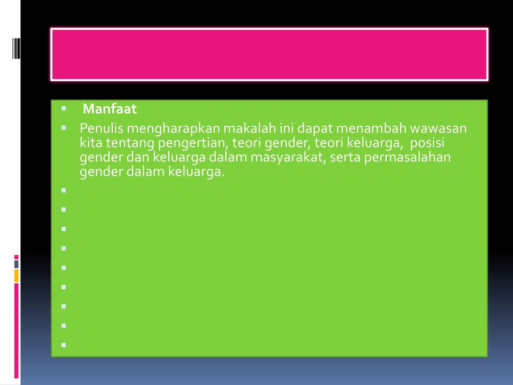 Gender Dalam Keluarga Ditinjau Dalam Masyarakat Ppt Download