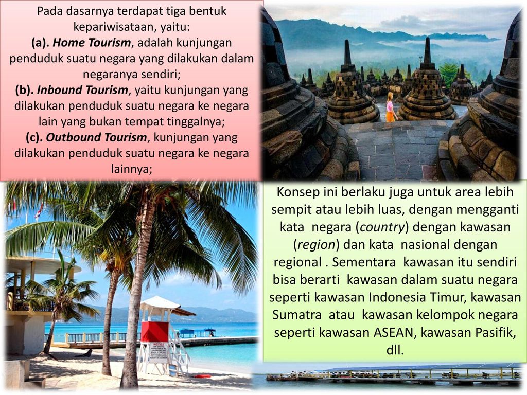 Bentuk dan klasifikasi wisatawan Nusantara dan mancanegara Oleh