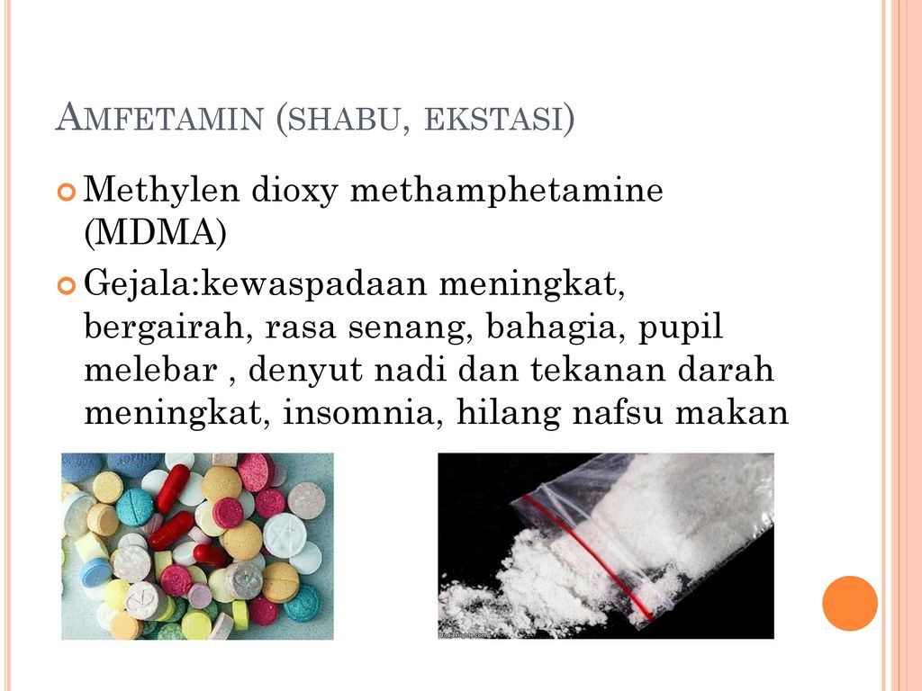Amfetamin (shabu, ekstasi)