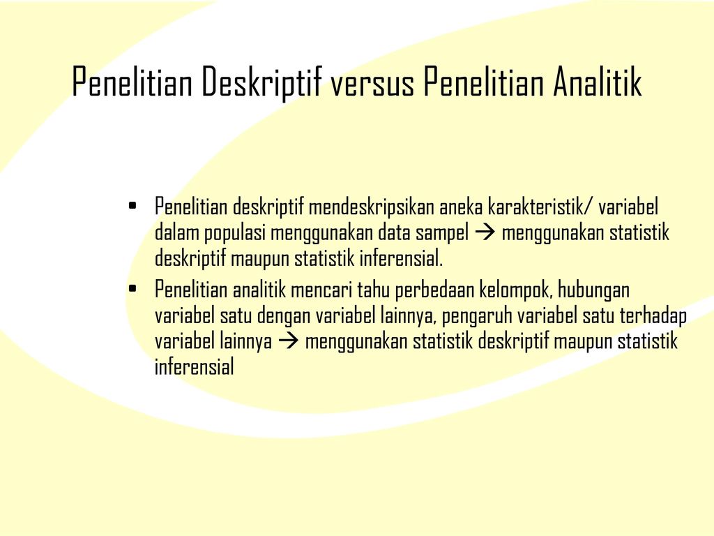 Populasi Dan Sampel Dalam Penelitian Tidak Selalu Perlu Meneliti Semua Individu Dalam Populasi Peneliti Mengambil Sebagian Dari Populasi Yang Disebut Sampel Ppt Download