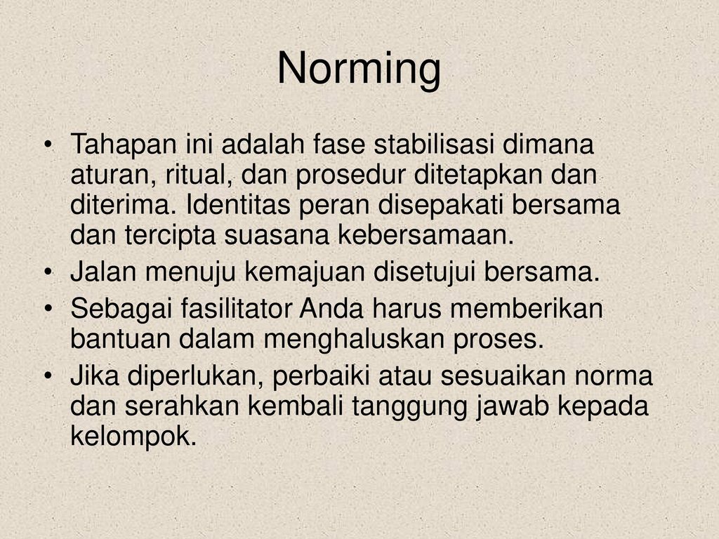 Norming