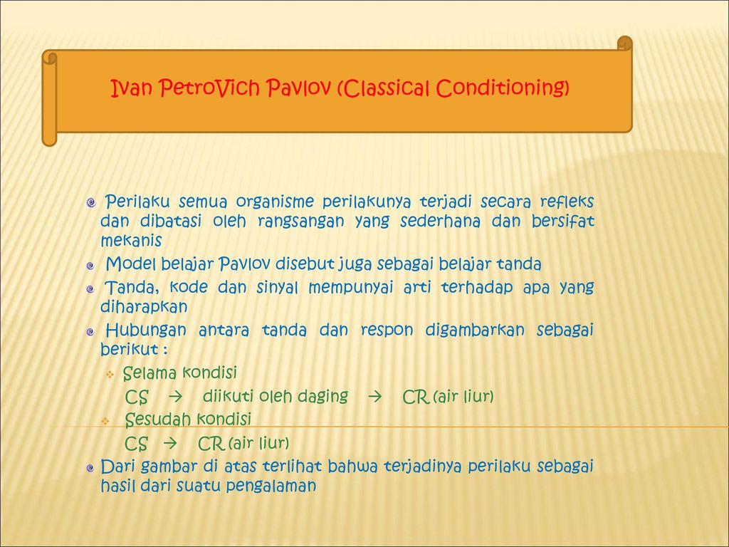 Ivan PetroVich Pavlov (Classical Conditioning)