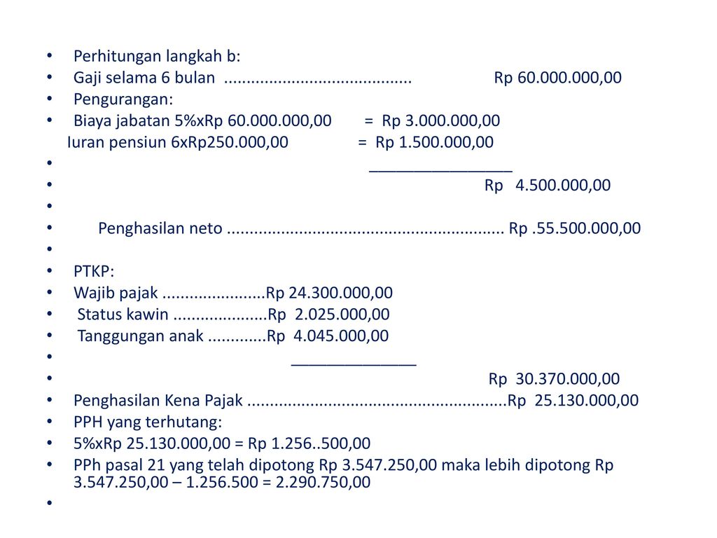 Contoh Soal Pph Pasal 21 Dan Jawabannya – Ujian