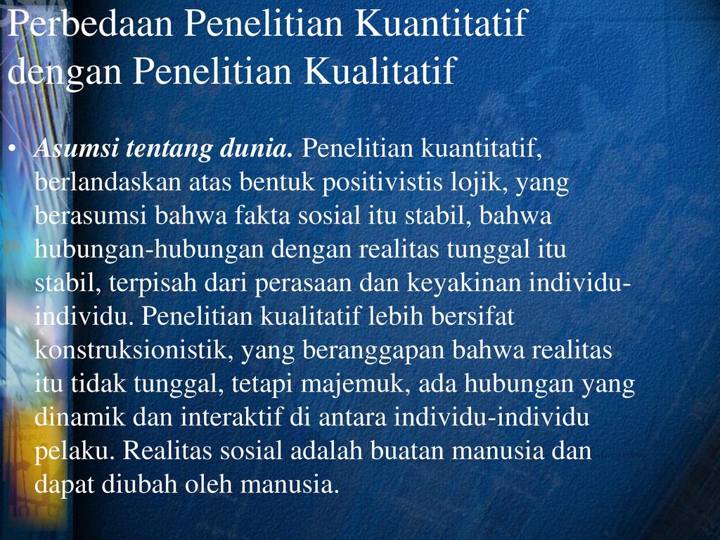 Metode Penelitian Kuantitatif Dan Kualitatif Ppt Download