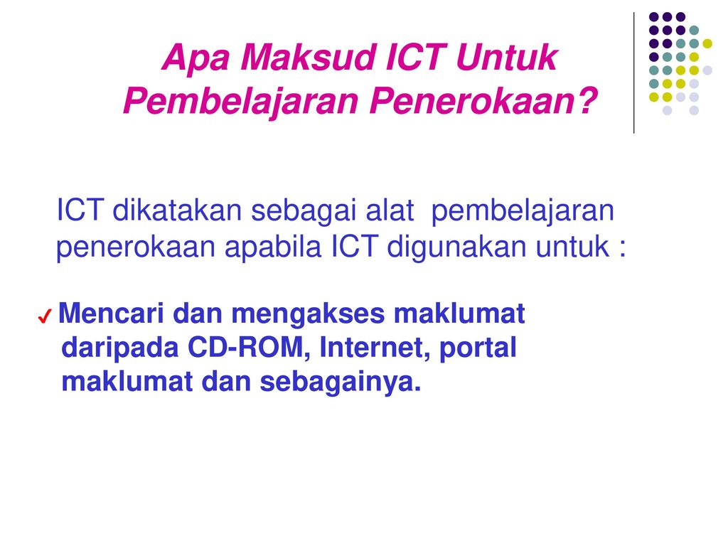 Apa Maksud ICT Untuk Pembelajaran Penerokaan
