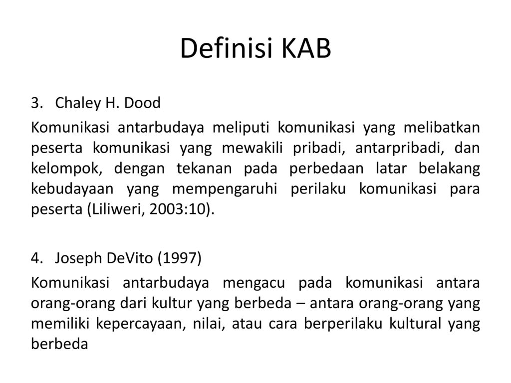 Definisi KAB