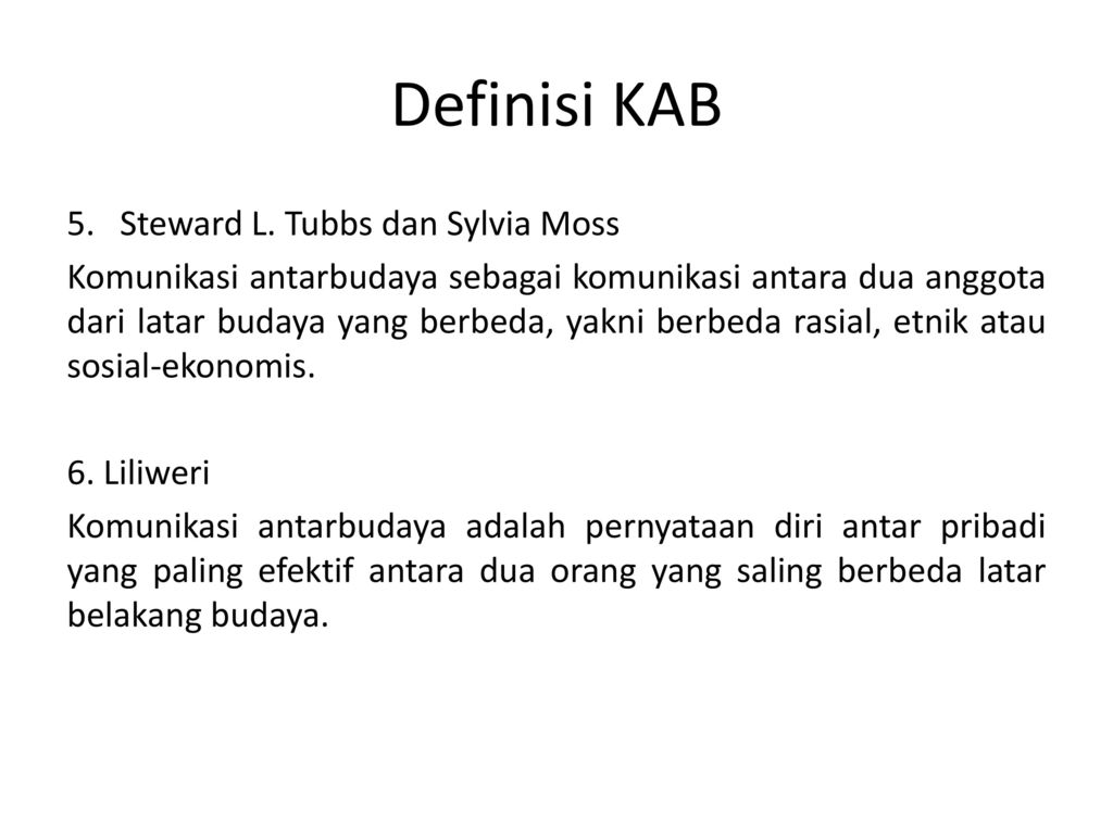 Definisi KAB