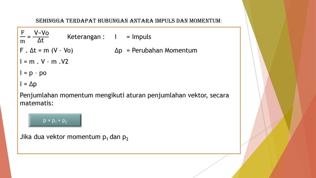 Momentum Impuls Hukum Kekekalan Momentum Dan Tumbukan Ppt Download