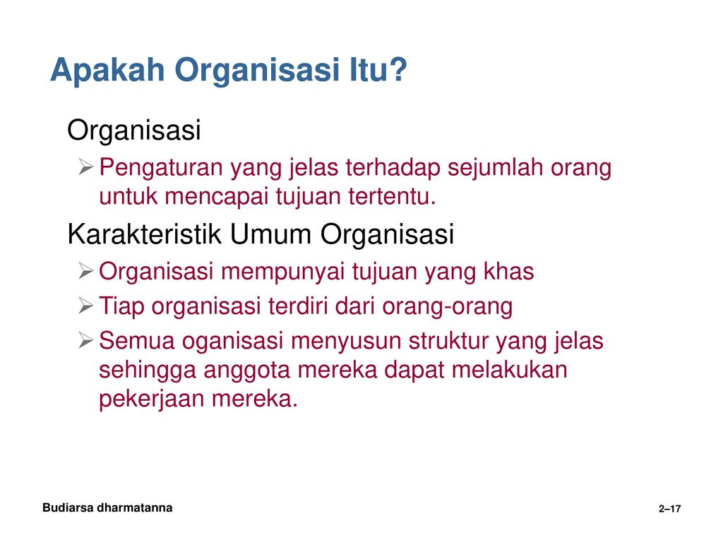 Apakah Organisasi Itu Organisasi Karakteristik Umum Organisasi