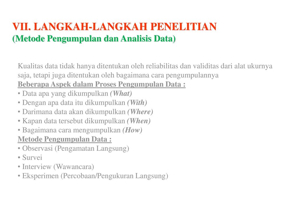 Penelitian Metode Pengumpulan Dan Analisis Ppt Download