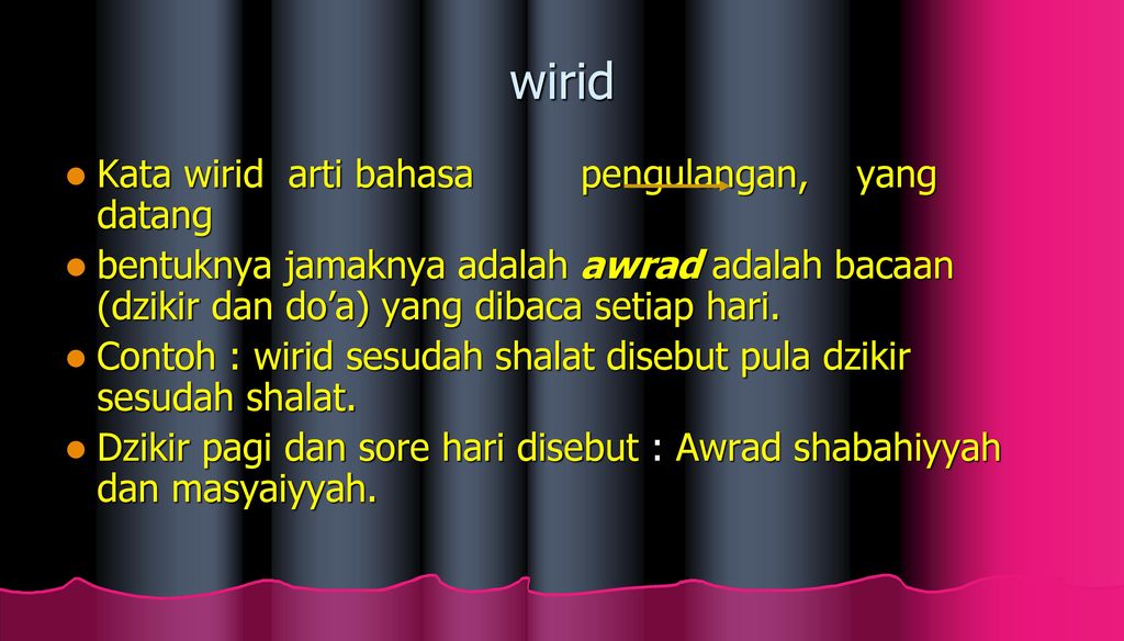 Dzikir Do A Wirid Orientasi Dasar Pelaksanaan Ppt Download