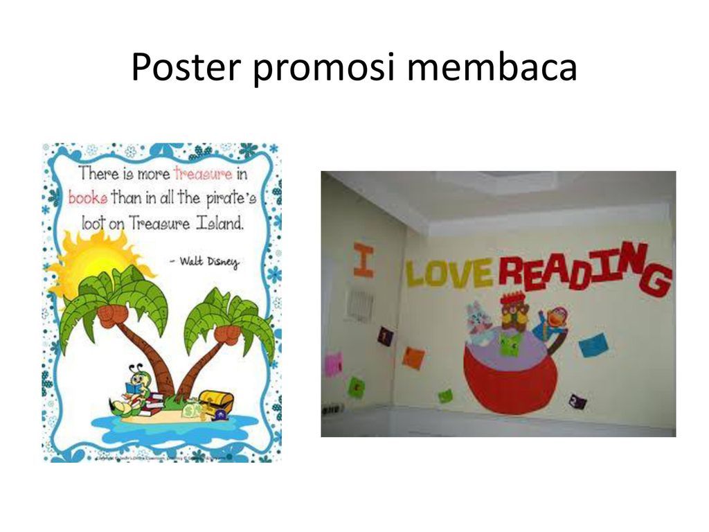 Poster promosi membaca