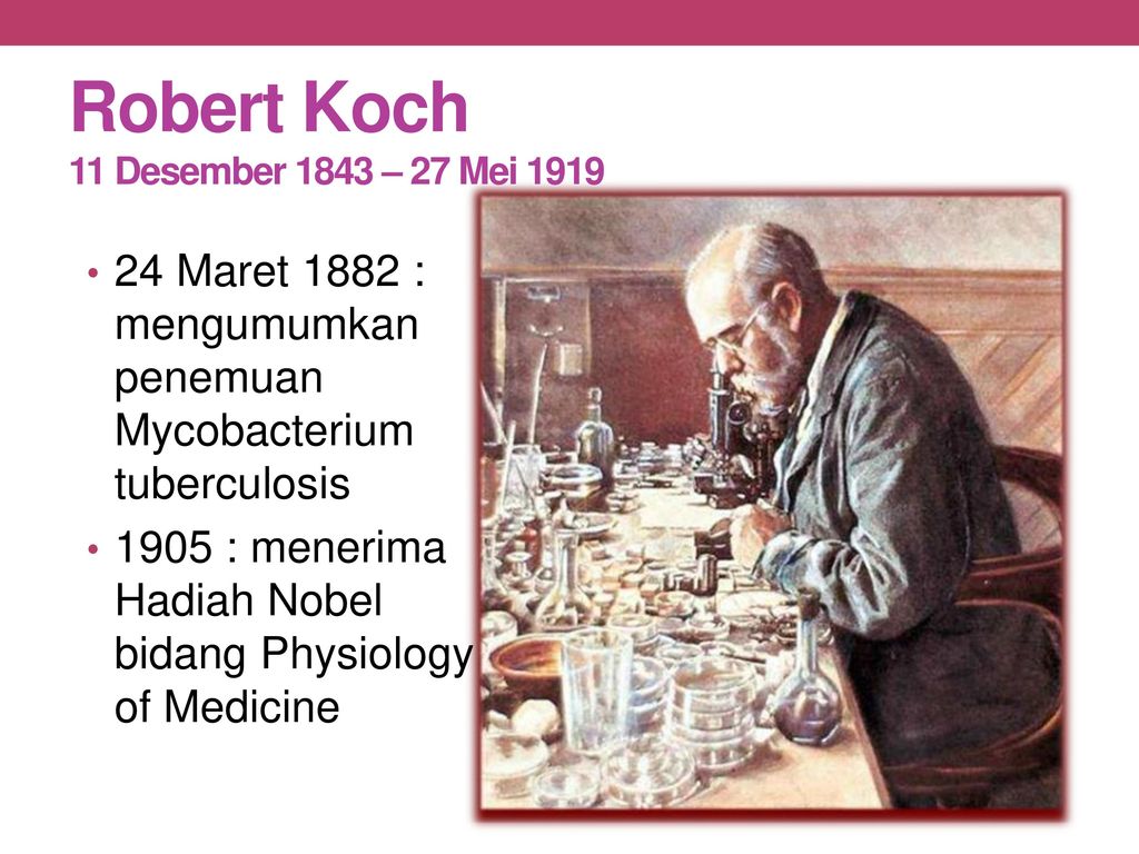 Robert Koch 11 Desember 1843 – 27 Mei 1919