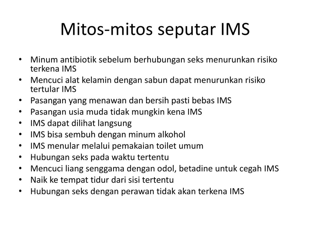 Mitos-mitos seputar IMS