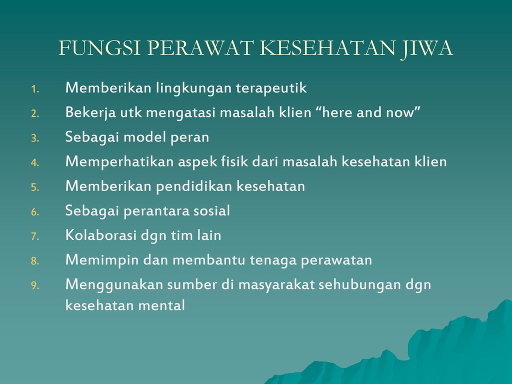 KONSEP DASAR KEPERAWATAN JIWA - Ppt Download