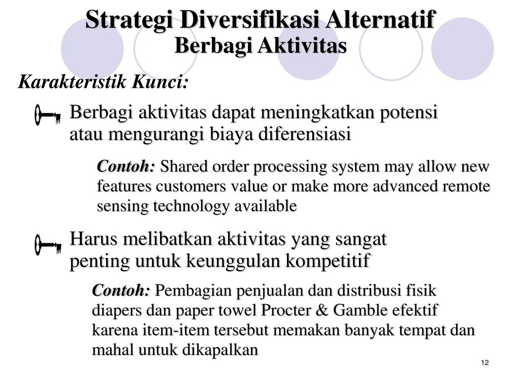 contoh strategi diversifikasi bisnis dominan