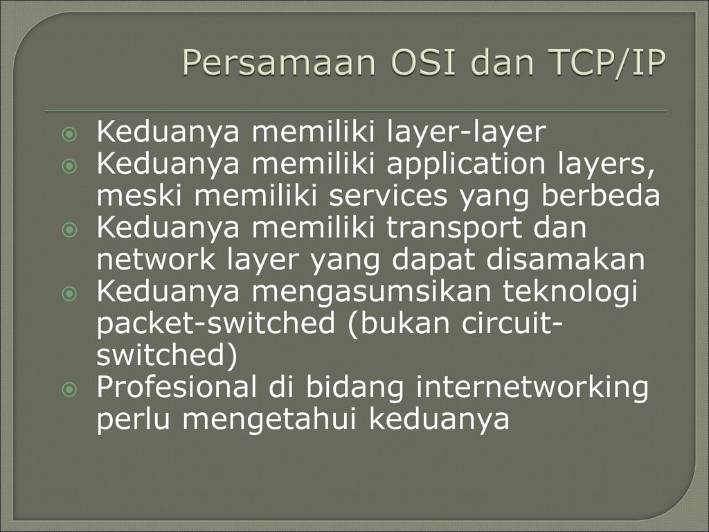 Referensi Osi Dan Tcpip Ppt Download 6200