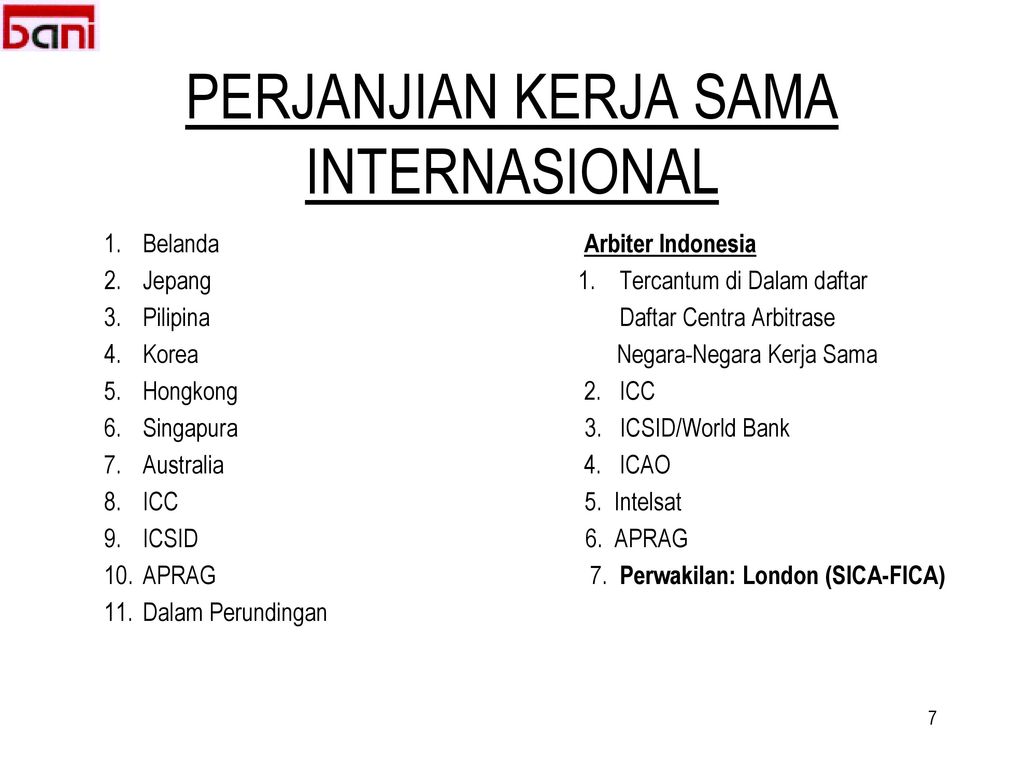 ARBITRASE BADAN ARBITRASE NASIONAL INDONESIA Oleh: - Ppt Download