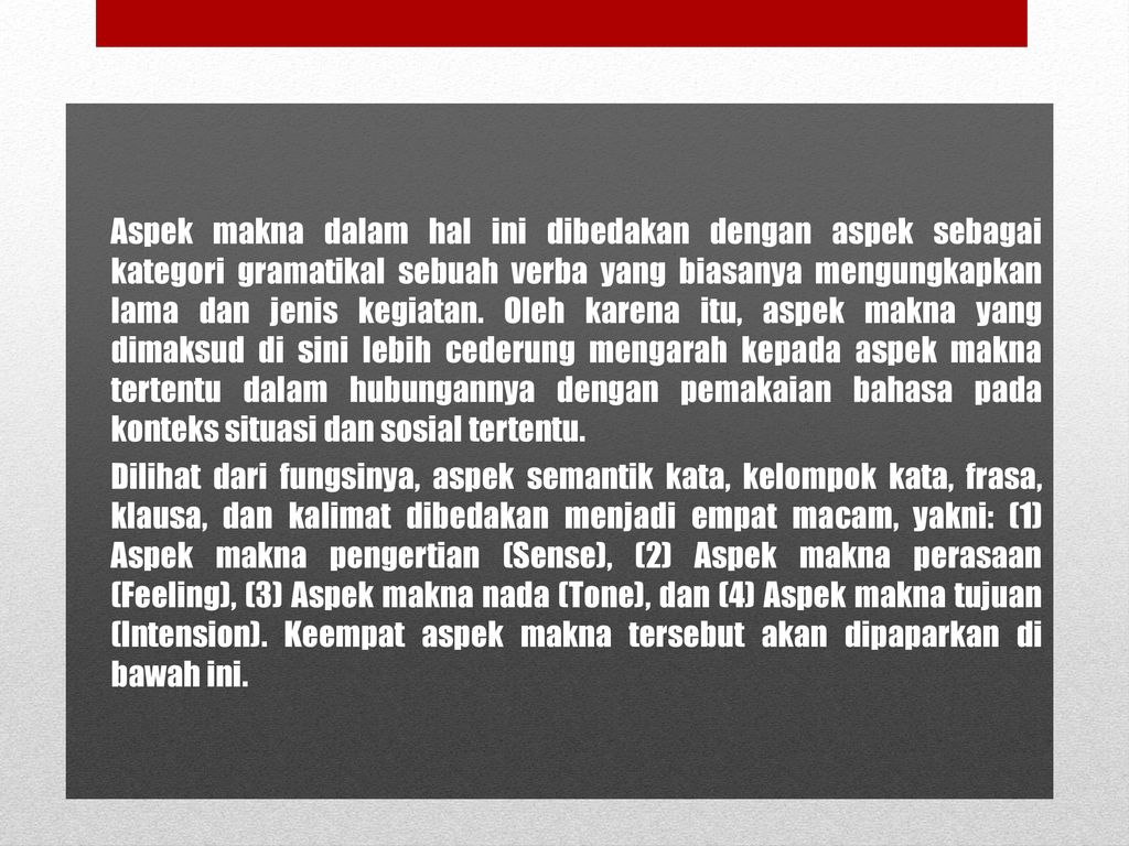 Struktur Bahasa Indonesia Semantik Ppt Download