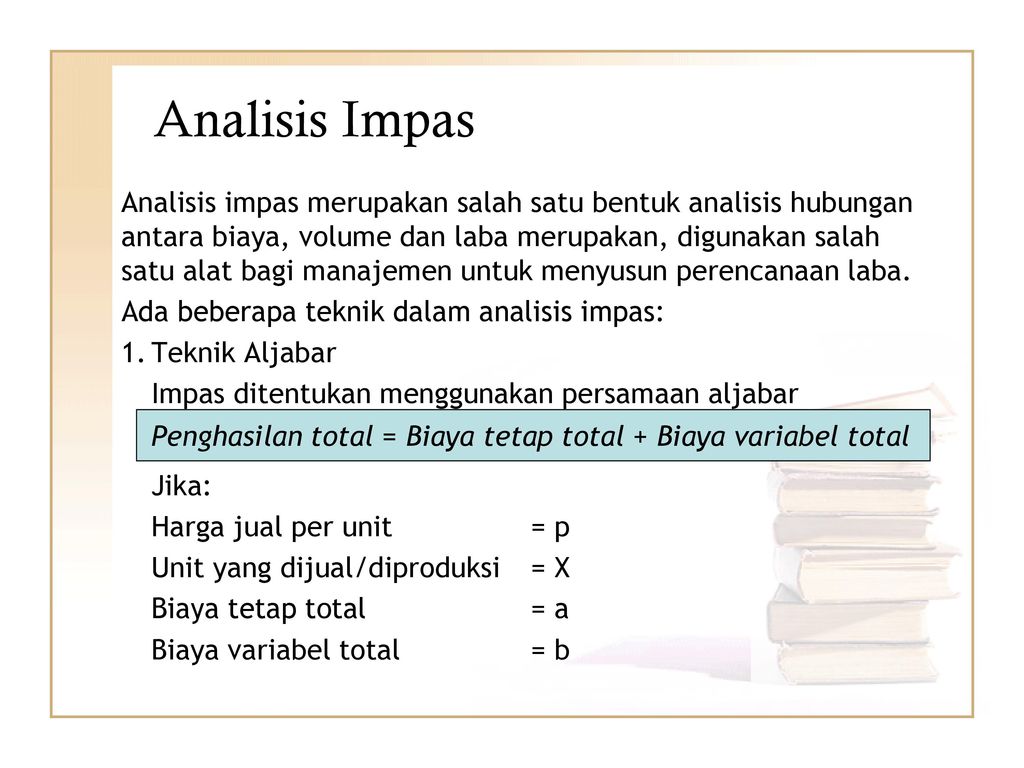 Analisis Impas