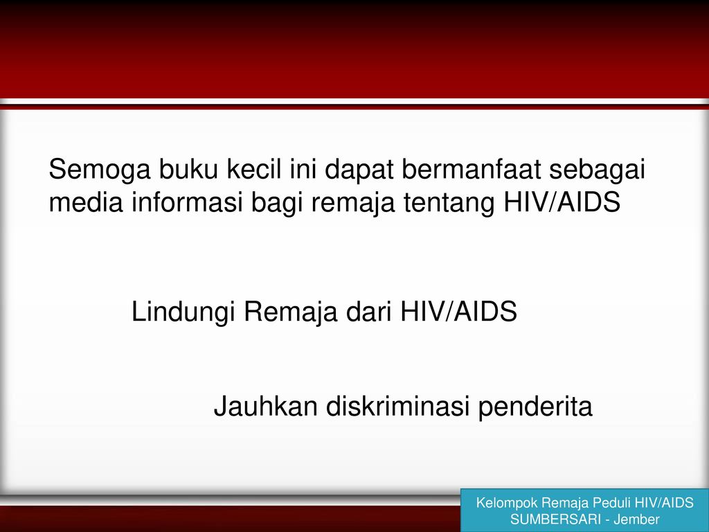 Kelompok Remaja Peduli HIV/AIDS