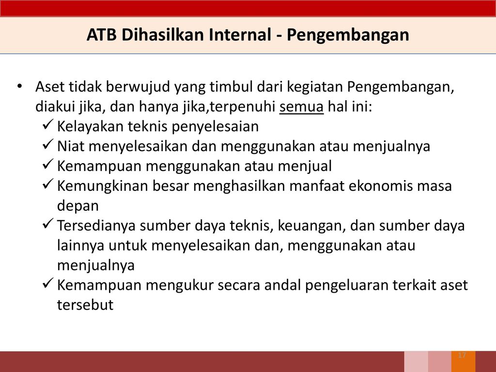 ATB Dihasilkan Internal - Pengembangan
