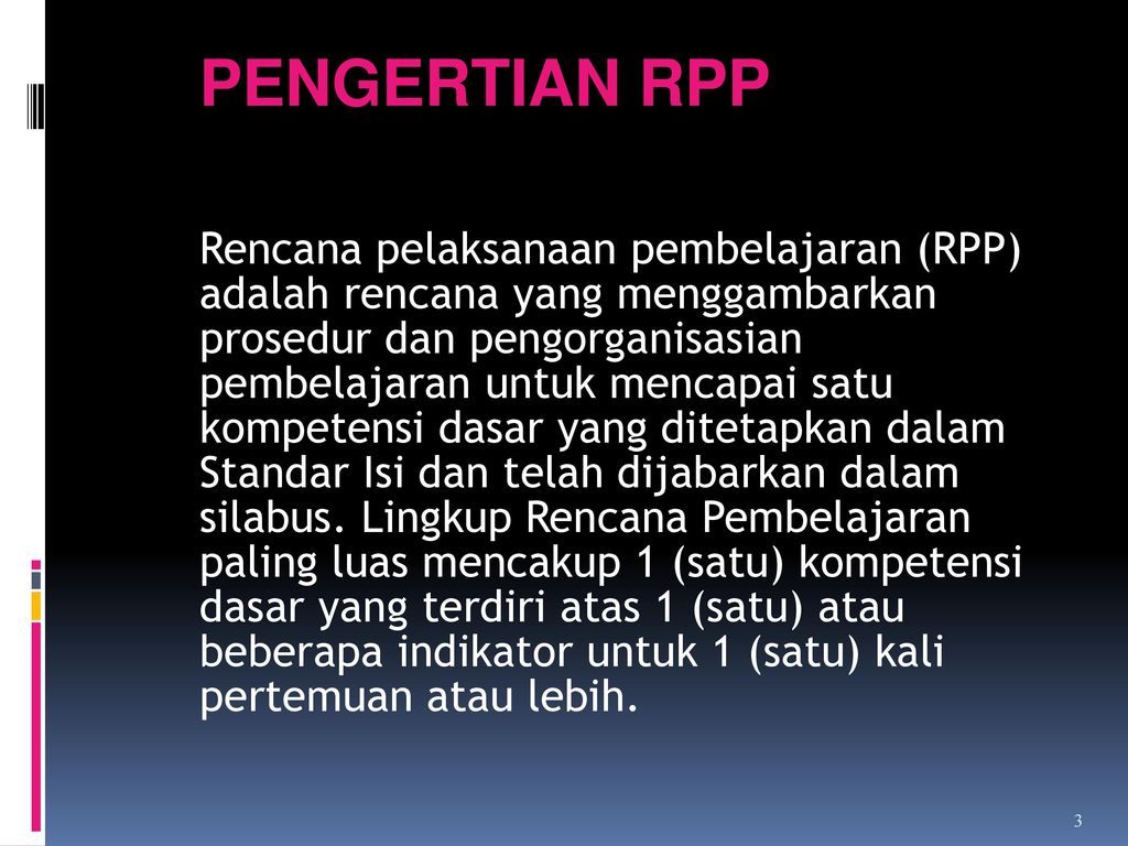 PENGERTIAN RPP