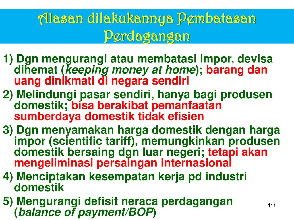 Ekonomi Internasional Evi Thelia Sari S E M A In Agrib Mgt Ppt Download