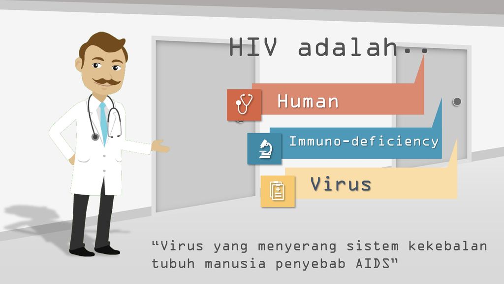 HIV adalah.. Human Virus Immuno-deficiency