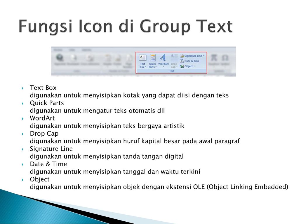 Text group