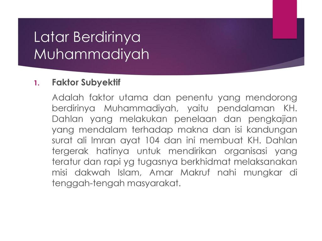 Berdasarkan ayat 104 surat al imran, muhammadiyah adalah . . .