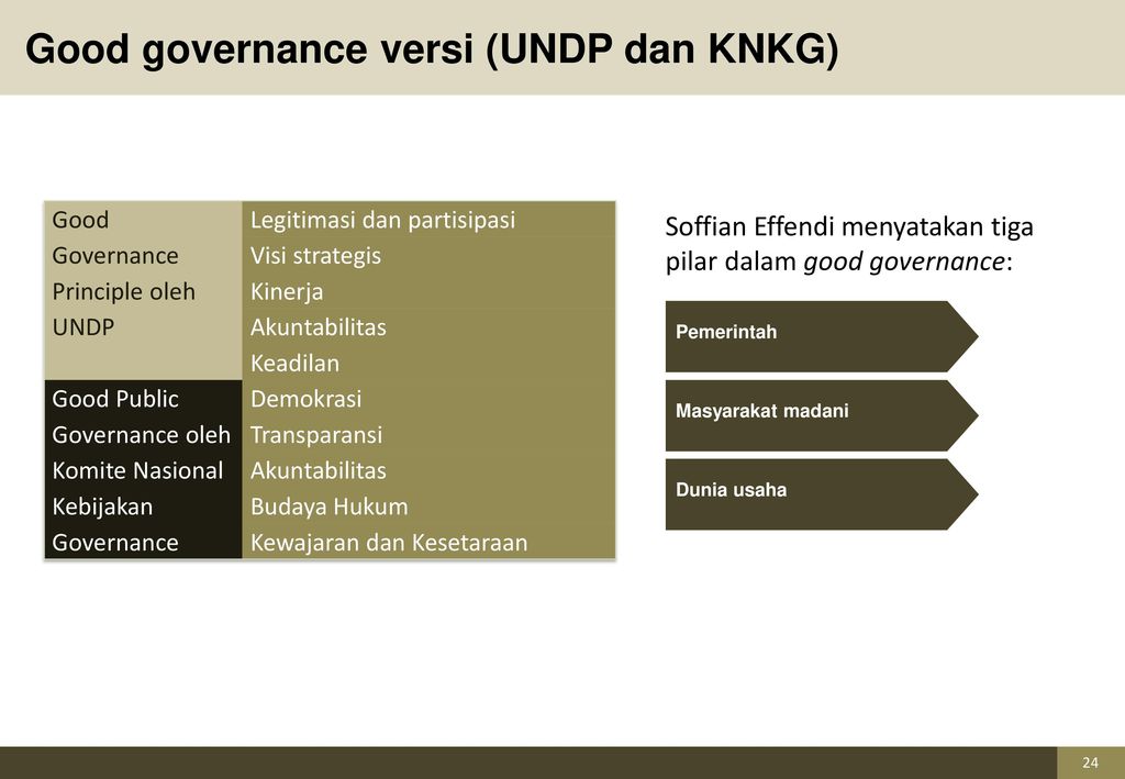 Public governance. Good Governance.