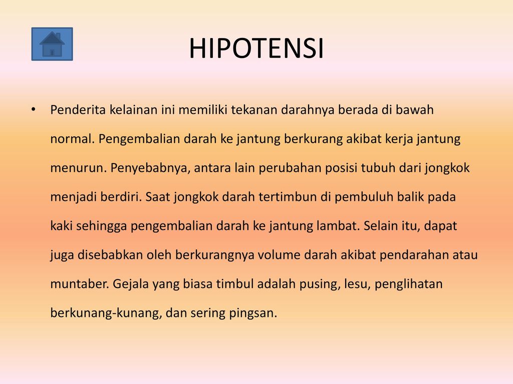HIPOTENSI