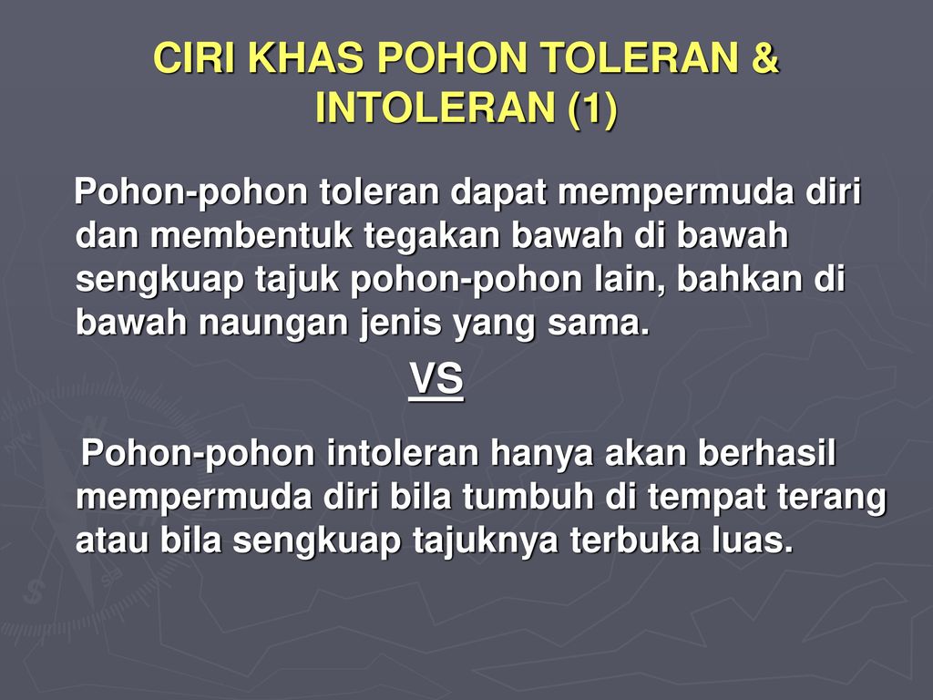 CIRI KHAS POHON TOLERAN & INTOLERAN (1)