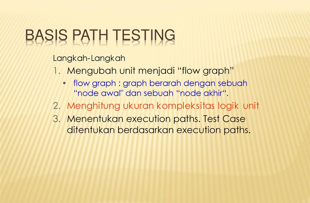 Test path