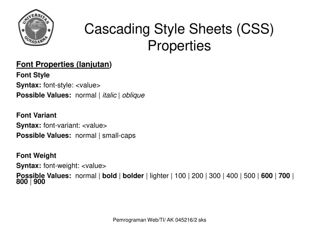 Cascading Style Sheets (CSS) - Ppt Download