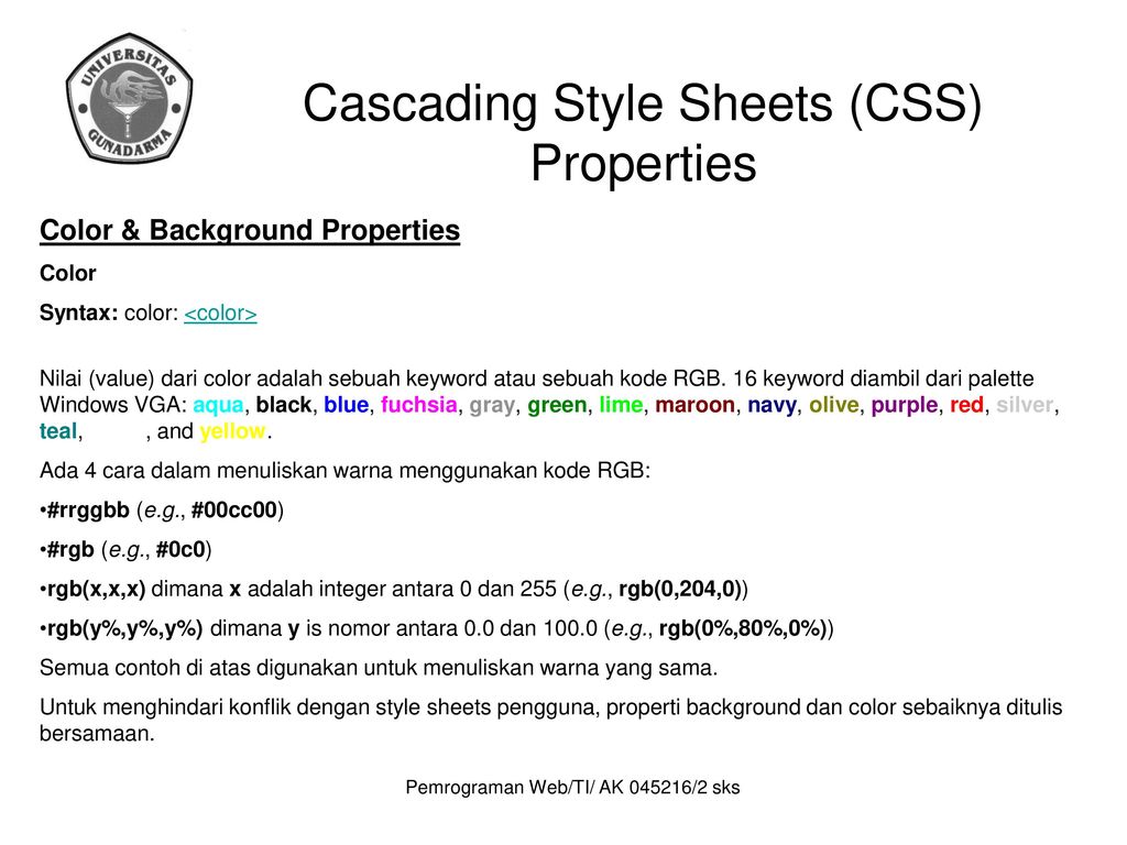 Cascading Style Sheets (CSS) - Ppt Download