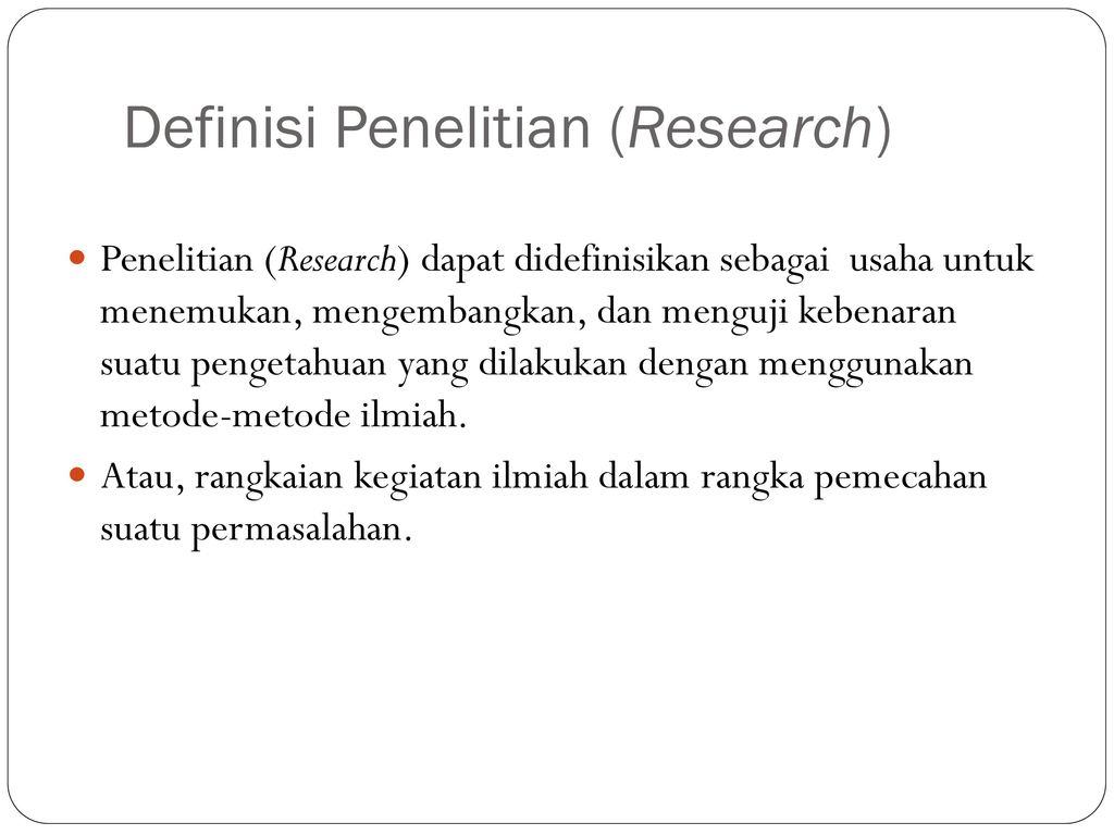 Metode Penelitian. - Ppt Download