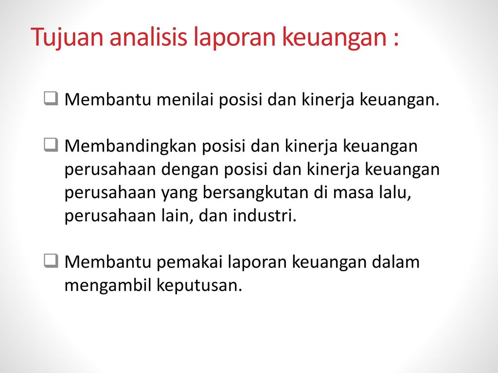 1 1 Analisis Penyata Kewangan Dan Perbandingan Prestasi Ppt Download