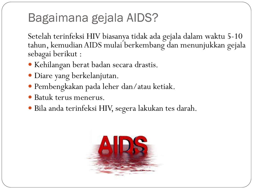 Bagaimana gejala AIDS
