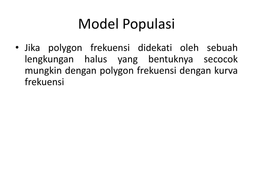 Model Populasi