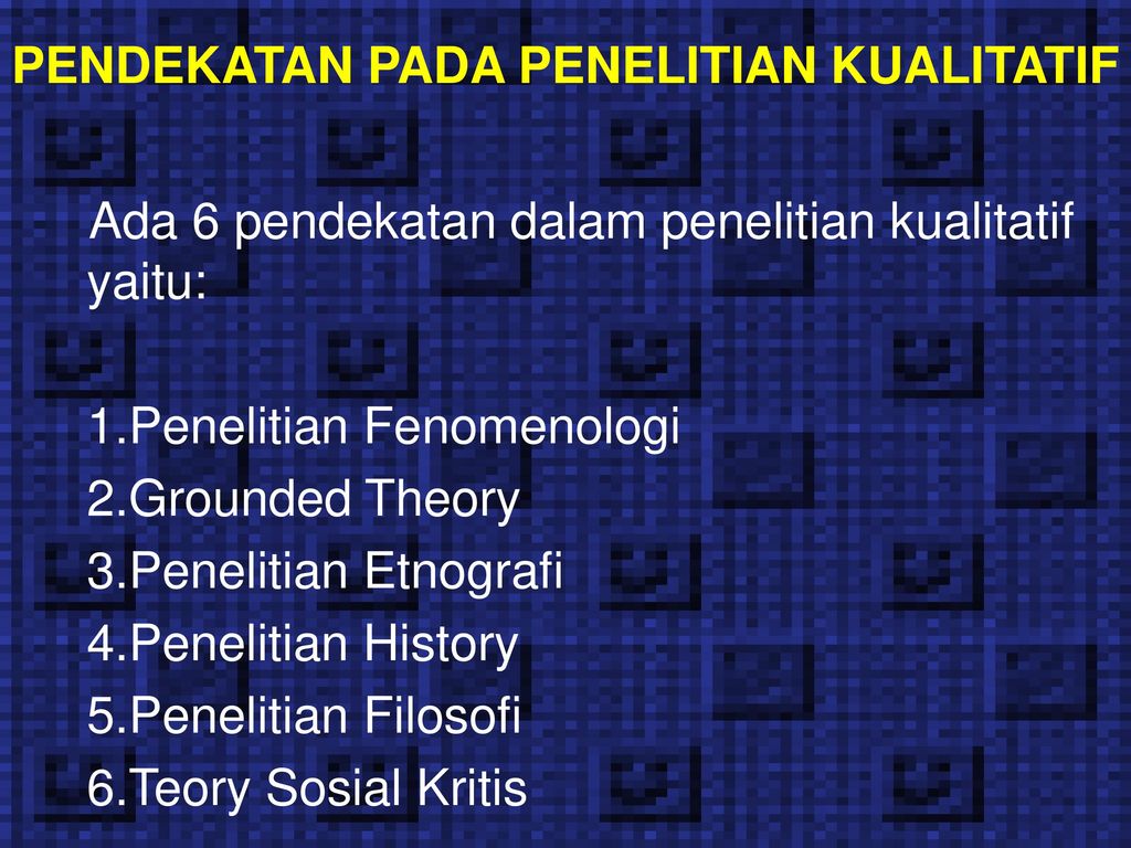 Pengenalan Penelitian Kualitatif Ppt Download