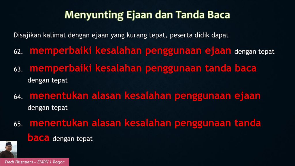 Bedah Kisi Kisi Ujian Nasional Bahasa Indonesia Smp Ppt Download