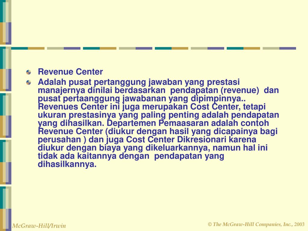 Revenue Center