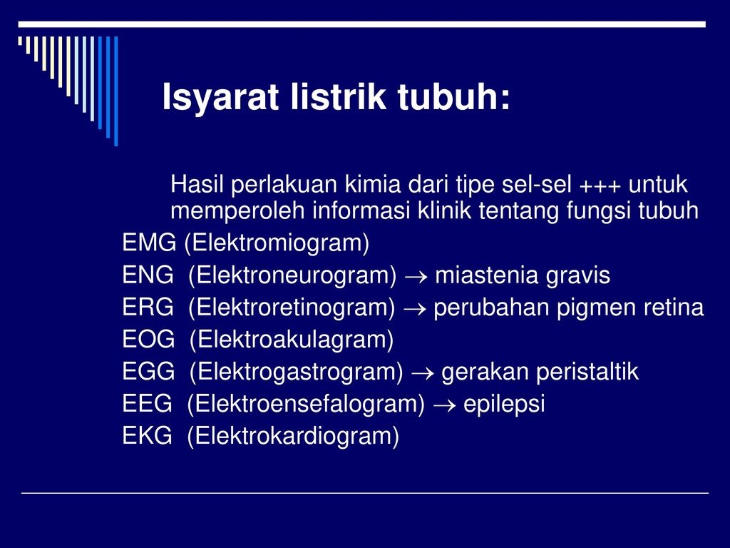 Zat Kimia Yg Berfungsi Untuk Menghantarkan Rangsang Listrik Adalah